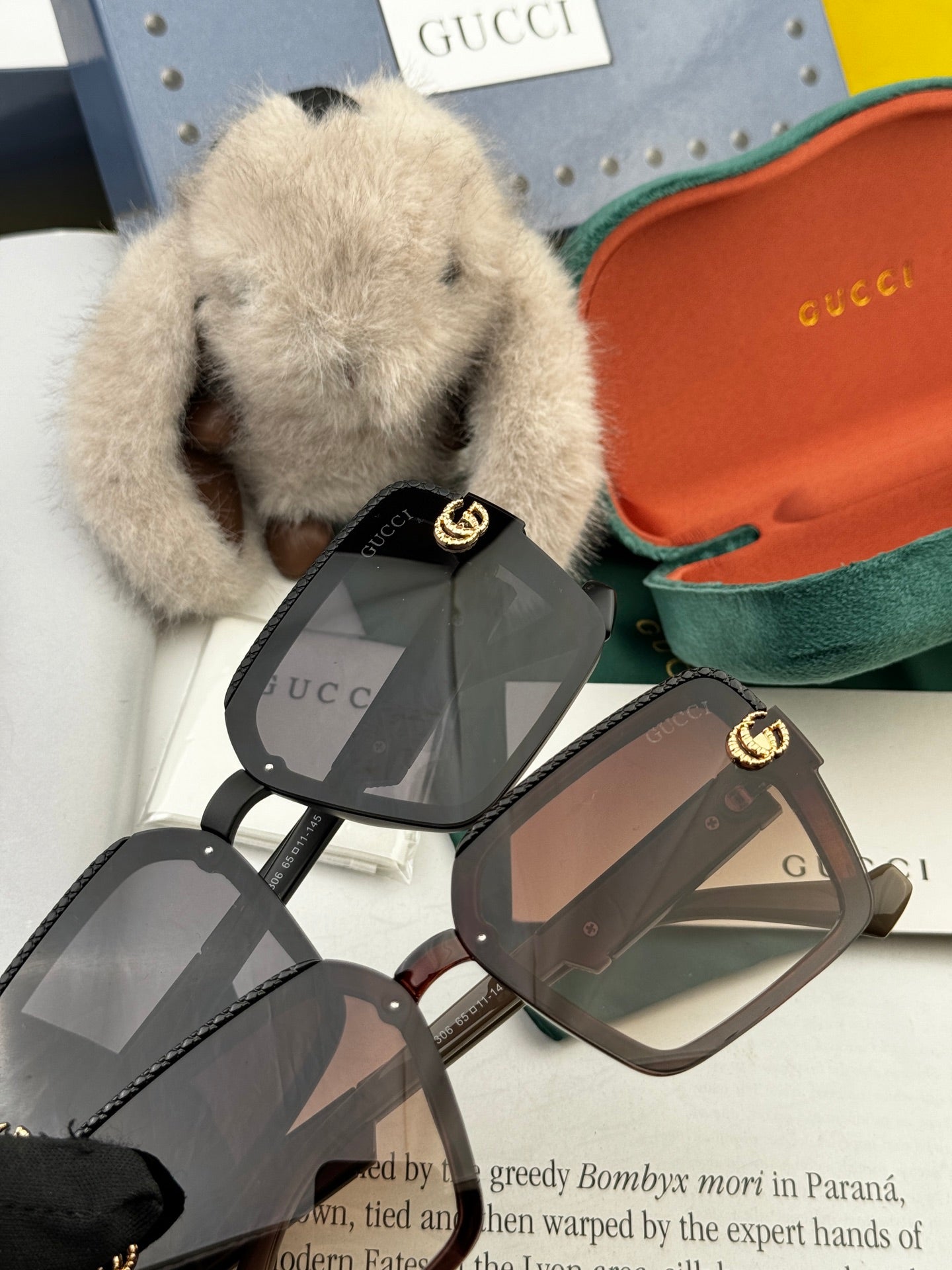 SQUARE FRAME SUNGLASSES G6130 IN ACETATE