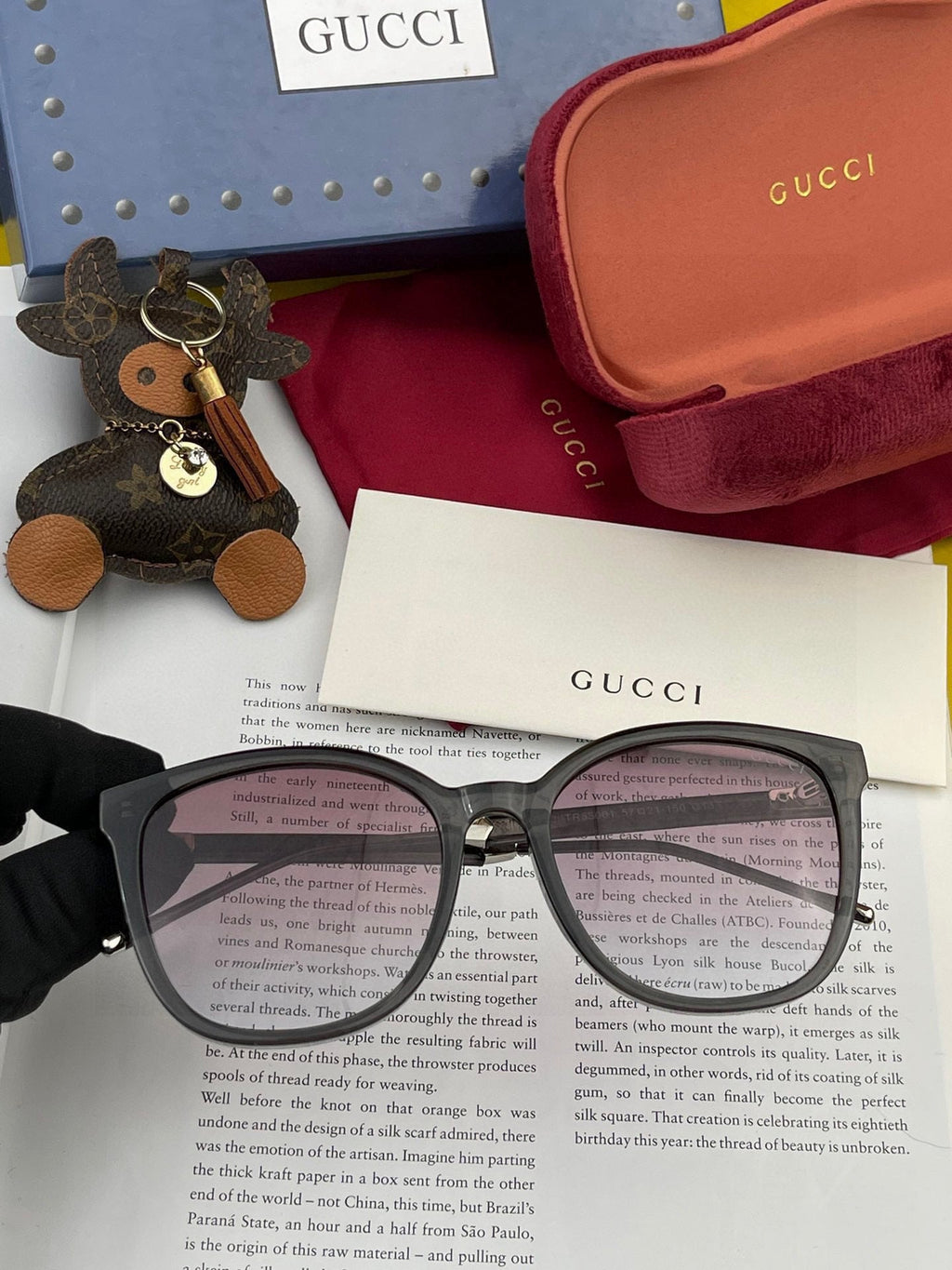 BUTTERFLY FRAME SUNGLASSES G15500 IN ACETATE