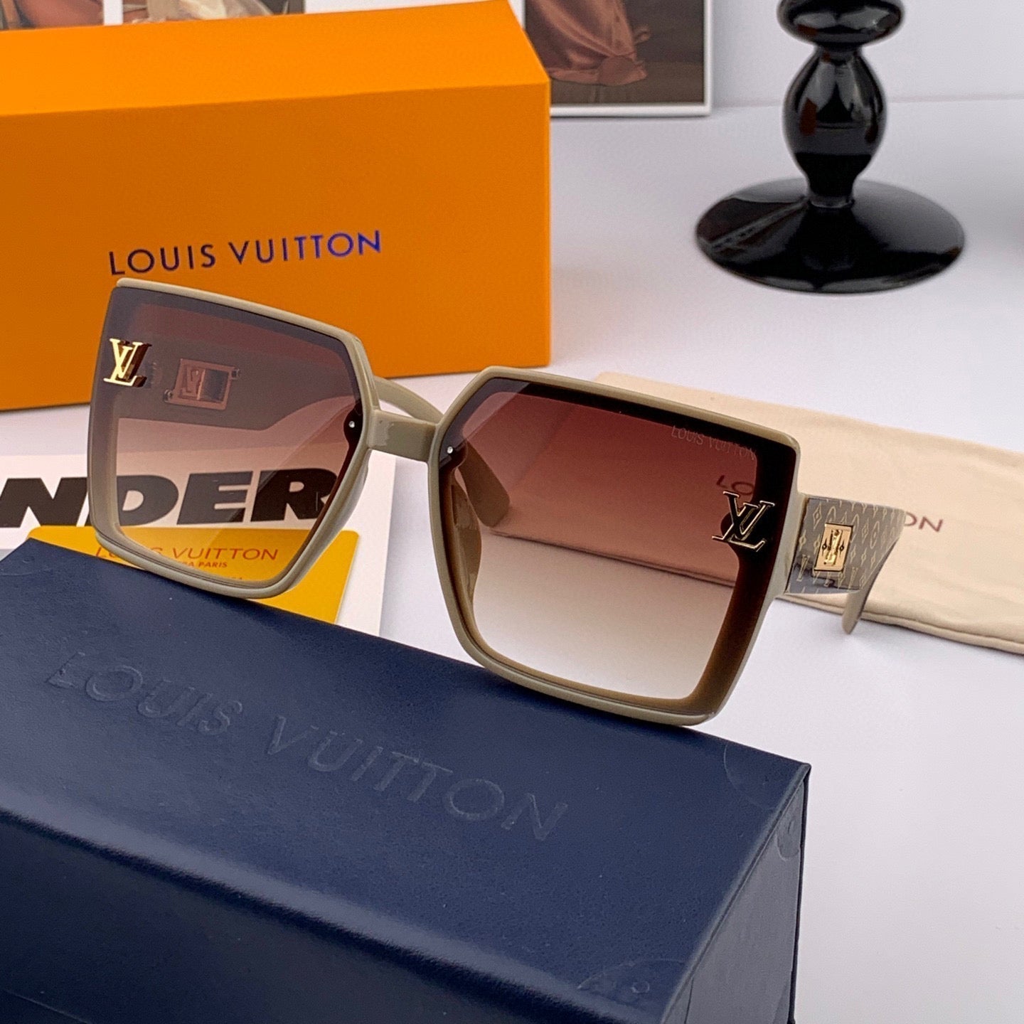 LOUIS VUITTON MONOGRAM SUNGLASS L3619 IN ACETATE FRAME