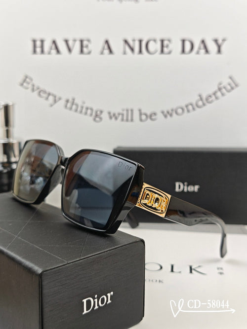 DIOR MONTAIGNE SQUARE SUNGLASS 58044 IN ACETATE