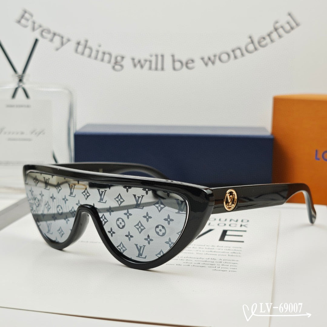 LOUIS VUITTON SPLIT CAT EYE SUNGLASSES 69007 IN ACETATE